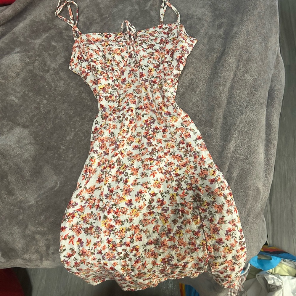 Floral Spaghetti Strap Dress